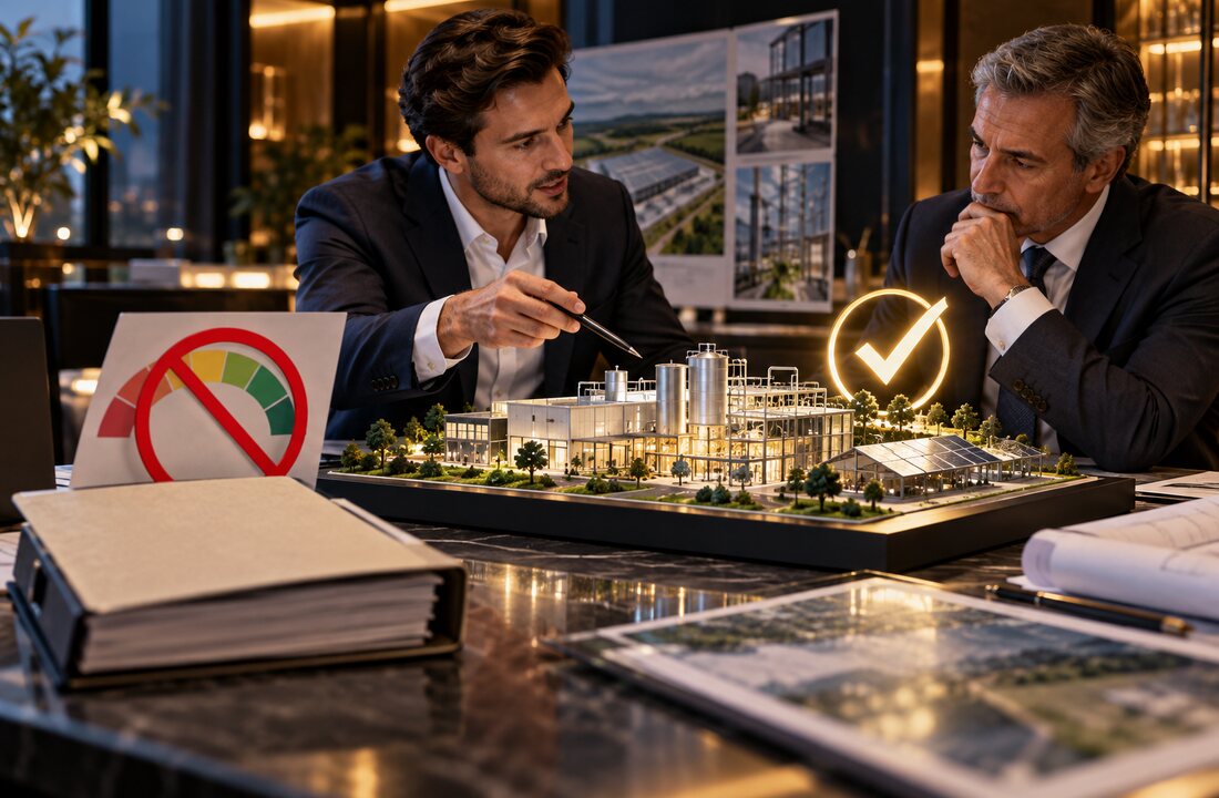 Credit score gauge set aside while banker approves a project model