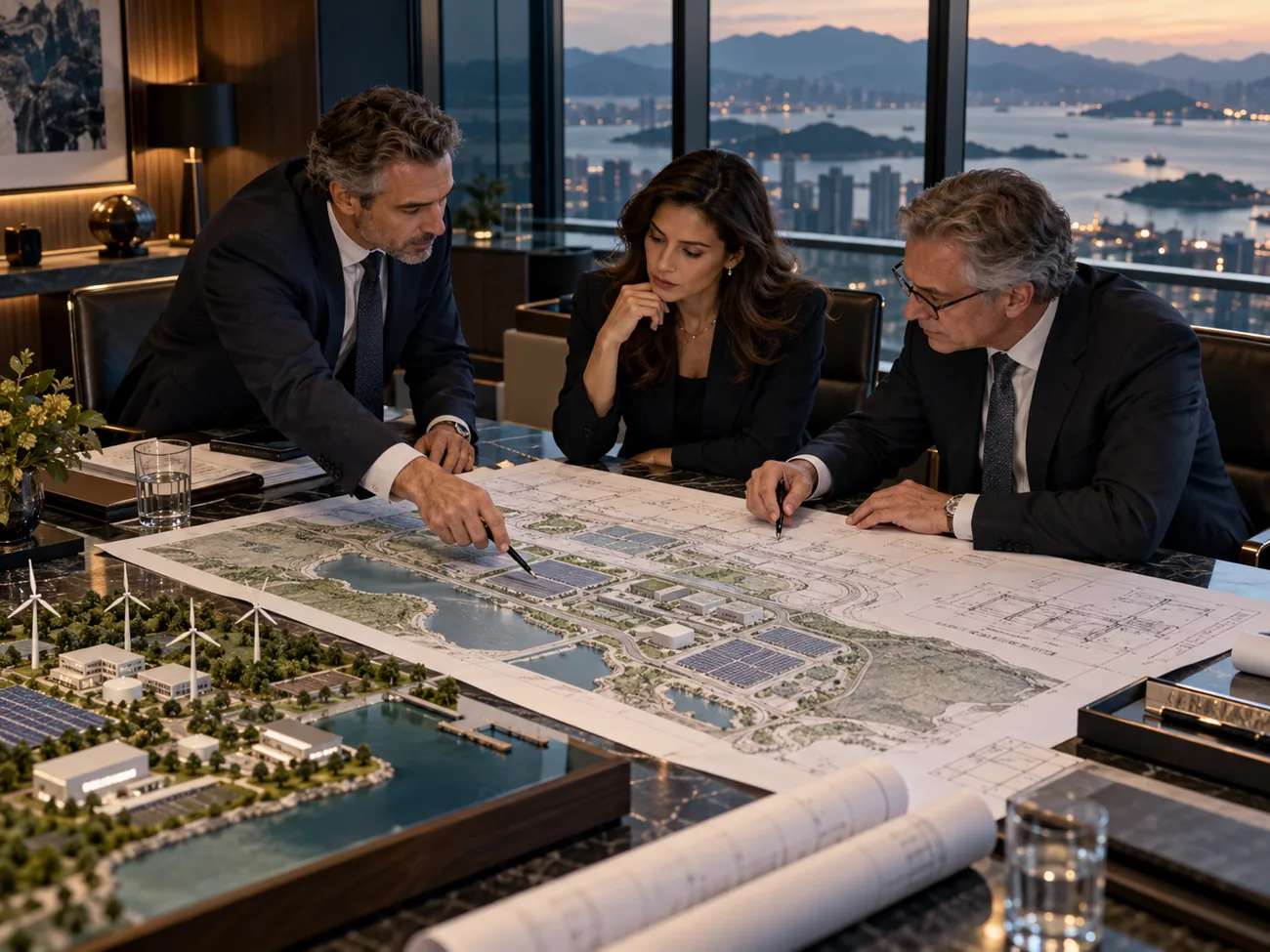 A tailored financing discussion around a project masterplan